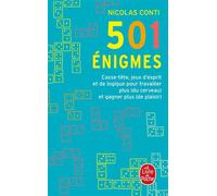 501 énigmes - Nicolas Conti - Lgf - Poche - Livre-jeu