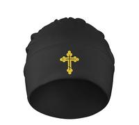 501 Femme Homme Bonnet d'hiver Croix Chrétienne Orthodoxe Hiver Chapeaux Chaud Bonnet De Nuit Mode Bonnet Chapeau pour Ski Hiver Patinage