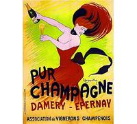 501 Plaque Metal Français Pur Champagne Damery Vin Europe Millésime Poster Aluminium Décorative Rétro Plaque Étain Signe Décorative Métal Mur Affiche Pour Maison Chambre Salon 20x30 cm