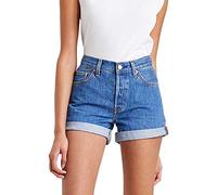 501 Rolled Short Short en denim Femme Sansome Ransom (Bleu) 25 -