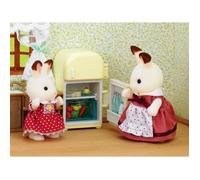 5014 - Set Maman Lapin Chocolat et Réfrigérateur avec Accessoires - Pour Enfants des 3 Ans