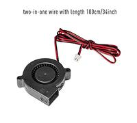 5015 Brushless Cooling Blower Fan DC 12V 0.19A Turbo Small Fan Ultra-Quiet Oil Bearing 6500RPM Size 50 * 50 * 15mm for DIY 3D Printer