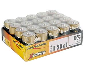 [5015691] ANSMANN Paquet de 20 piles alcaline "X-Power", 1,5V LR14 Baby C