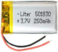 501830 LiPo Battery 3.7V 250mAh 0.925Wh 1S 5C for Rechargeable Electronics Mobile Phone Smartwatch GPS-Not Suitable for Radio Control 32 x 28 x 4 mm (250 mAh501830)
