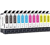 502 XL Compatible avec Epson 502 502XL Cartouches d'encre Multipack (12 Paquets), pour Expression Home XP-5100 XP-5105 XP-5150 XP-5155, Workforce WF-2860 WF-2865 WF-2880 WF-2885 DWF