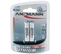[5021013] ANSMANN Blister de 2 piles EXTREME LITHIUM micro AAA (FR03), 1,5V