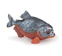 Papo Figurine Piranha réaliste - Jouet enfant 3+ - Collection Eau Douce - 6,6 x 3,2 x 4 cm