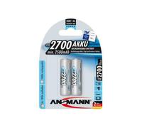 [5030852] ANSMANN Blister de 2 piles NiMH Mignon AA 2700mAh