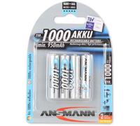 [5030882] ANSMANN blister de 4 Accu NiMH Premium, Micro AAA, 1000mAh