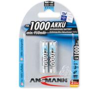 [5030892] ANSMANN Blister de 2 Accu NiMH Premium, Micro AAA, 1000 mAh