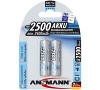 [5035432] ANSMANN Blister de 2 batterie Accu maxE+ AA préchargé 2500 mAh