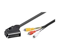 [50364] Goobay Câble adaptateur audio-vidéo Péritel IN / Out Vers 3x Rca 2 m