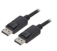 50372 câble Displayport mâle, des deux côtés 1,5 m noir QOLTEC
