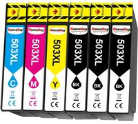 503Xl Cartouches D'Encre Compatible Pour Epson 503 Xl Multipack Pour Epson Expression Home Xp-5200 Xp-5205 Xp5200 Workforce Wf-2960Dwf Wf-2965Dwf Wf-2960 Wf-2965 Wf2960 Wf2965 (6 P[ENC941278]