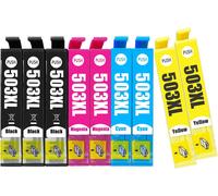 503XL Compatibles avec Epson 503 XL Cartouche Encre pour Expression Home XP-5200 XP-5205 XP5200, Workforce WF-2960 WF-2965 WF-2960DWF WF-2965DWF (9 Pack,Noir Cyan Magenta Jaune)