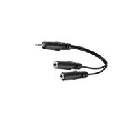 50465-Goo1 Câble Jack 3,5mm 3pin Mâle, Jack 3,5mm, 2pin, Femelle x2 Goobay