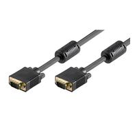[50491] Goobay Câble pour Moniteur SVGA Full HD Doré VGA (15 pôles) > VGA (15...