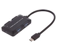 50502-QOL1 50502 Hub USB A femelle x4, USB C mâle USB 3.1 noir 10Gbps QOLTEC