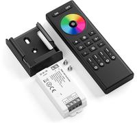 5050Smd Cob Rgb C03Rf Contrôleur Et Rf Télécommande C03Rfb Kit 4 Zones Rf 2.4Ghz Télécommande Sans Fil Contrôle De Groupe Pwm Rgb(+R G B) 4 Broches Led Bande Dc5V Dc12V Dc24V