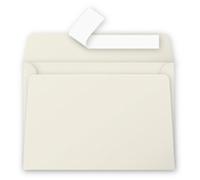 Clairefontaine 5056C - Paquet de 20 Enveloppes Auto-Adhésives - Format C6 11,4x16,2cm - 120g/m² - Coloris Gris Perle - Invitation Evènements et Correspondance - Gamme Pollen - Papier Premium Lisse