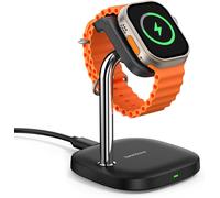 505A Support Chargeur Rapide Pour Apple Watch 10,5W Chargeur Magnétique Pour Apple Watch Ultra 2/9/8/7/6/5/4/3/2/Se 2 (Noir)