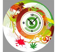 5076 Dixtime Design Wall Clock, Horloge murale, Horloge de bureau moderne 50 cm de diamètre