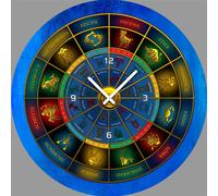 5077 Dixtime Design Wall Clock, Horloge murale, Horloge moderne pour le salon avec diamètre 90 cm