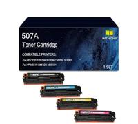 507A Cartouche de Toner Compatible CE400A CE401A CE402A CE403A, avec puce | Remplacement des cartouches de toner 507A CP3525 3525N 3525DN CM3530 3530FS M551N M551DN M551XH for imprimante(4 colors)