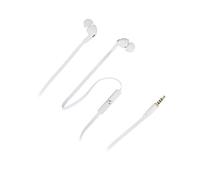 50801 Casque avec Microphone Blanc Jack 3,5mm Earbuds 1,2m 32Ω QOLTEC