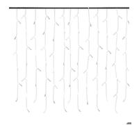 (50827)Moderne Rideau lumineux à glaçons LED 10m 400LED froid 8fonctions - VIDAXL - plastique - blanc - 1000x(40 - 72) cm 590yus