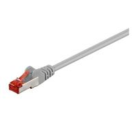 Goobay Câble de réseau 50892 Cat6 S/FTP (S-STP) Gris 15 m