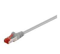 Intellinet - Cordon de raccordement - RJ-45 (M) pour RJ-45 (M) - 30 m - pairs in metal foil (PiMF) - CAT 6 - moulé, sans crochet - gris