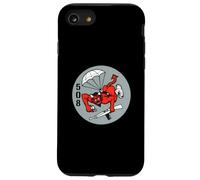508th Airborne Red Devils Vintage WW2 Coque pour iPhone SE (2020) / 7/8