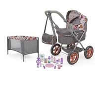 509 Crew Doll Stroller Pram 18 Piece Combo Value Play Set, Ages 3+