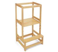 509 Tour d'apprentissage Crew Cliff Ustensile de Cuisine pour Enfants Plateforme réglable en Hauteur Couleur Naturelle