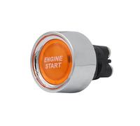 50A Multi-Functional Start Push Button Switch Vehicle Car Engine Start Button Ignition Switch DC 12V 24V Momentary Switch NWPNLXEA(Orange)