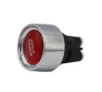 50A Multi-Functional Start Push Button Switch Vehicle Car Engine Start Button Ignition Switch DC 12V 24V Momentary Switch NWPNLXEA(Rot)