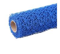 50cm * 4.5m décoration porte rideau fleur Pack fil bricolage artisanat fond disposition Bouquet boîte emballage maille Pour Emballage Cadeau(Blue)