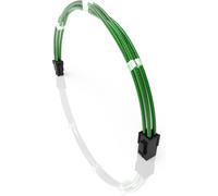 50Cm 4-Broches Cpu Atx Carte Mère Alimentation Psu Câble D'Extension Tressé Manchon Personnalisé Mod Pc Avec Peignes Pack Unique 500Mm Vert Métallique[GBP6274054]