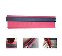 50cm Jauge De Contour 20inch Profil Professionnel Large, Mesurer Formes Irréguliers Contour Idéal, Pour Le Travail Bois, La Carrosserie, Conduits Tuyaux Bobinage, Cadres Circulaires, Carrelage, Rouge
