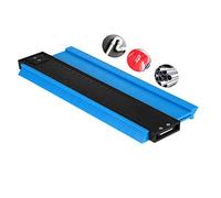 50cm Jauge De Contour Profil Professionnel Large, Mesurer Formes Irréguliers Contour Idéal, Pour Le Travail Bois, La Carrosserie, Conduits Tuyaux Bobinage, Cadres Circulaires, Carrelage, Bleu