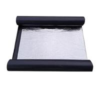 50cm Largeur Rouleau Bande Etancheite Toiture en Aluminium Bitume, 1.5mm Ruban Bitumineux de Toit Autocollante Imperméable, Butyle Scotch Etanche Réparation pour Fuites de Toiture(10cmx10m)