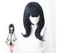 50cm Long Takarada Rikka Cosplay Perruque Anime SSSS.Gridman Rôle Player des cheveux synthétiques FLYAND