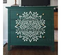 50cm Mandala Round Flower Lotus Pochoirs Pochoirs Modèle De Mandala Peinture Réutilisable Grand Pour La Décoration Modèles De Modèles De Peinture De Carreaux De Sol Murs Grands À La