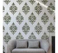 50cm Rococo Baroque Retro Luxury Vintage Pochoir Mandala Pochoirs Pour Décor Peinture Grand Modèle Murs Réutilisables Grands Modèles À Peindre Meubles Muraux De Niche Carrelage Carreaux De