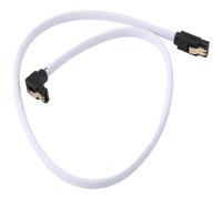 50CM SATA 3.0III SATA3 7pin 6Gb/s Data Cord with Nylon Sleeve(White) (Cordon de données SATA 3.0III SATA3 7pin 6Gb/s avec gaine en nylon)