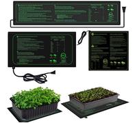 50cmx52cm Tapis Chauffant pour semis Coussin Chauffant pour Serre, pour Germination Démarreur de graines de Jardinage hydroponique