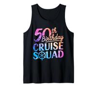 50e Anniversaire Cruise Squad Funny 50th Birthday Cruise Party Débardeur