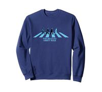 50e Anniversaire de The Beatles Abbey Road Sweatshirt, Unisexe pour Adultes, Bleu Marine, S
