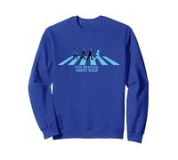 50e Anniversaire de The Beatles Abbey Road Sweatshirt, Unisexe pour Adultes, Bleu Royal, L